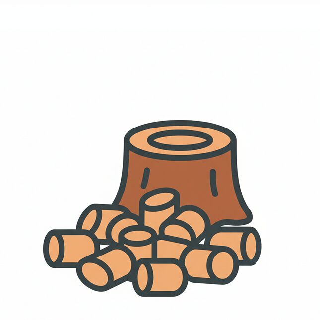 Holz-Pellet